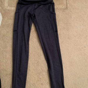 Aerie Chill Navy Blue Leggings with Pockets XS